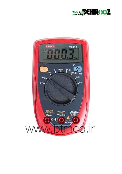 مولتی متر دیجیتال یونیتی UT33A